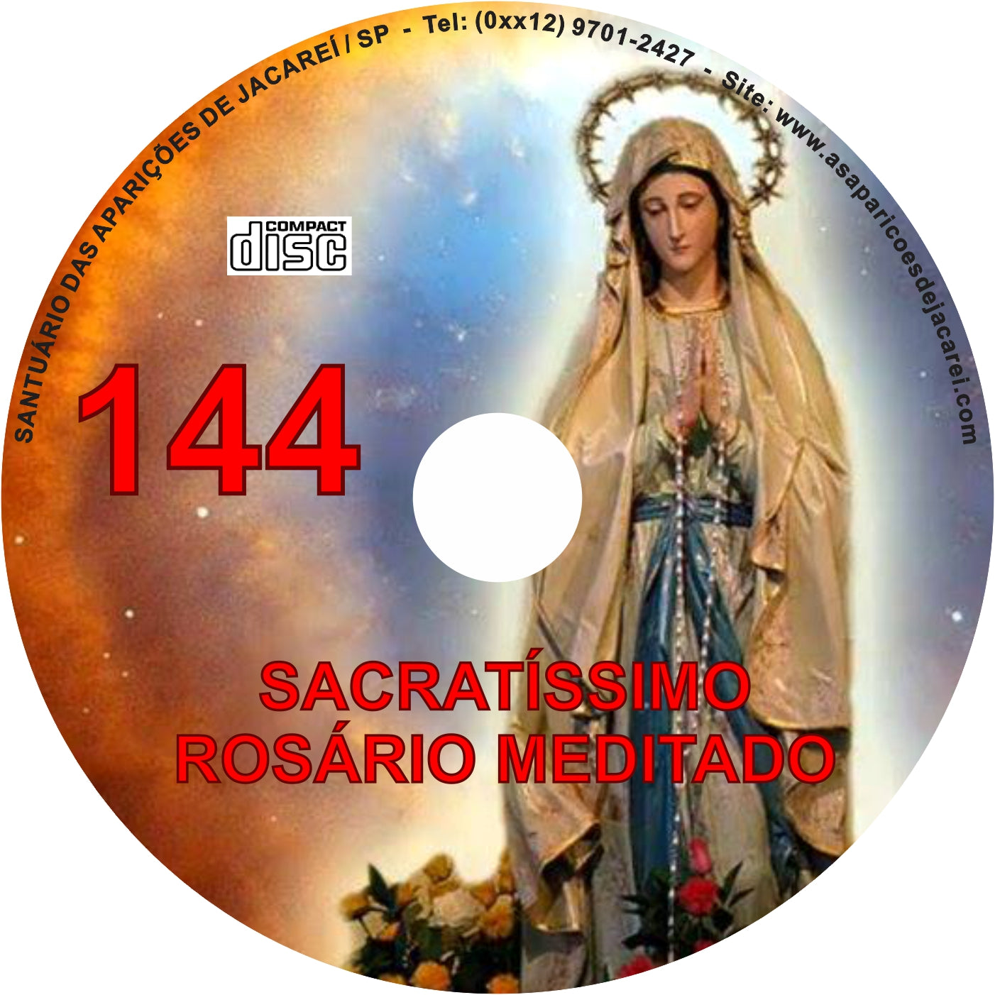 CD Rosário Meditado 144 CD Rosário Meditado 144